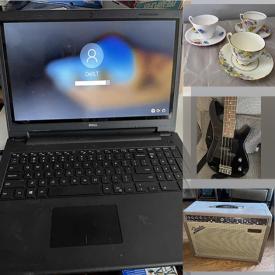 MaxSold Auction: This online auction features laptop, teacup/saucer sets, pinball game, guitars, amps, computer accessories, microscope, camera, sewing machine, video cameras, beauty products, vintage books, desktop computer, printers, board games, art glass and much more!